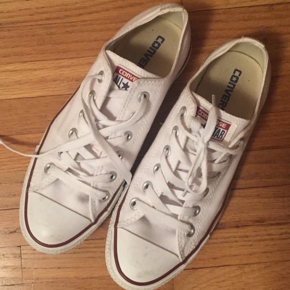 Converse Shoes - White Converse Low-Top Sneakers